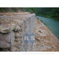 Cylindrical Metal Structures Galfan Welded Wire Hexagonal Stone Gabion Retaining Walls